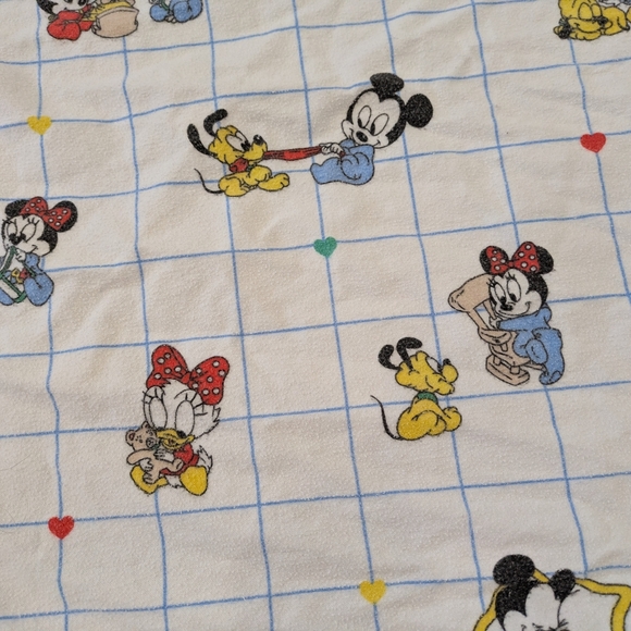 Vintage Disney Mickey and Friends Receiving Blankets - Picture 4 of 5